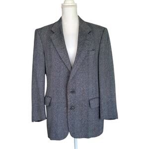 Christian Dior Monsieur -  Vintage (80’s) Men’s Sportscoat, Gray Tweed, Size:42S